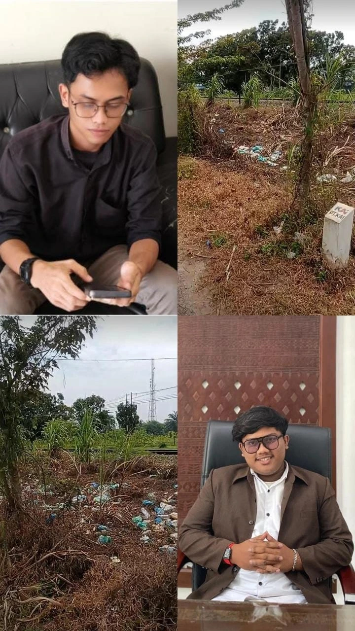 Sampah Menumpuk di Area Jalan Menuju Kantor Bupati Batu Bara Diduga Kordinator Lalai Dalam Tugasnya