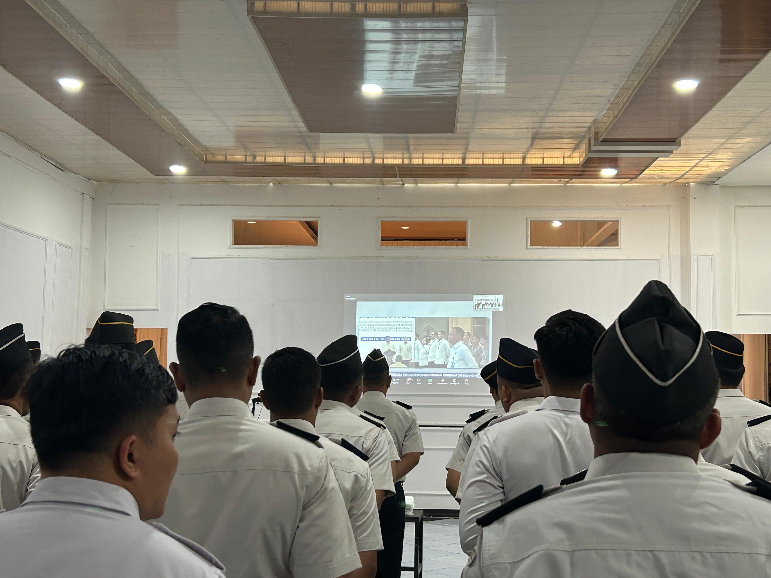 Lapas Labuhan Ruku Ikuti Apel Bersama Menko Hukum, HAM Dan Imipas, Kalapas : Dukung Penuh Implementasi KUHP Baru