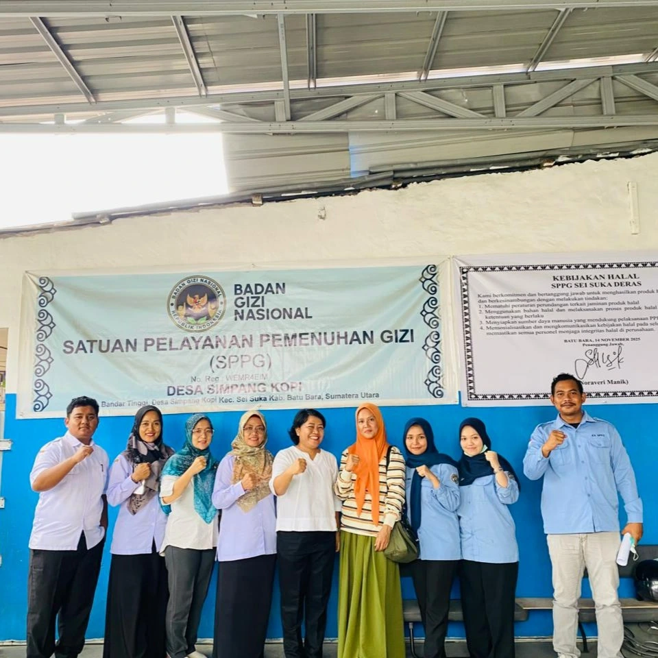 Pastikan Keamanan Pangan Program MBG, SPPG Sei Suka Deras Jalani Pengawasan Higiene dan Sanitasi