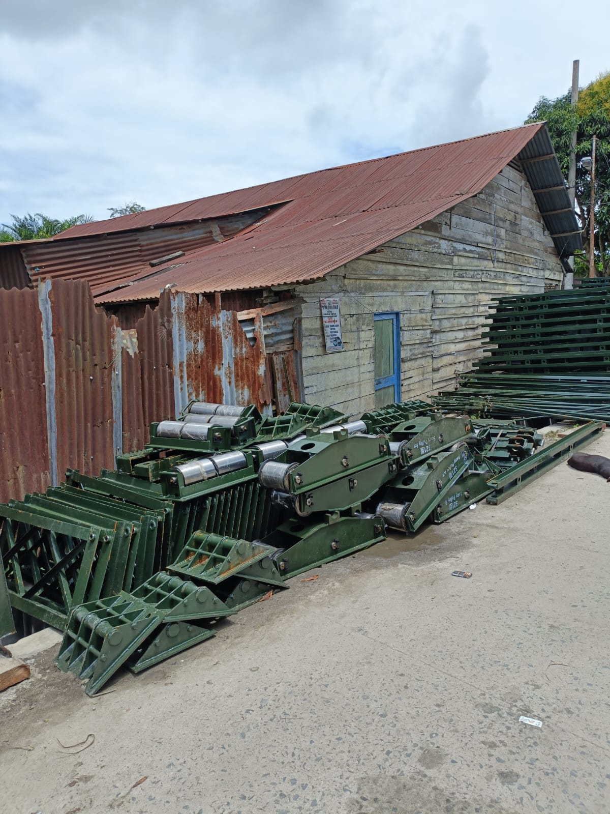 Sinergi Pemkab Batu Bara dan Kodam I/BB Bangun Jembatan Bailey di Sei Buah Keras