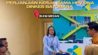 Dinkes PPKB Batu Bara Jalin Kerja Sama dengan Labkesmas Medan untuk Pemeriksaan PCR HPV DNA
