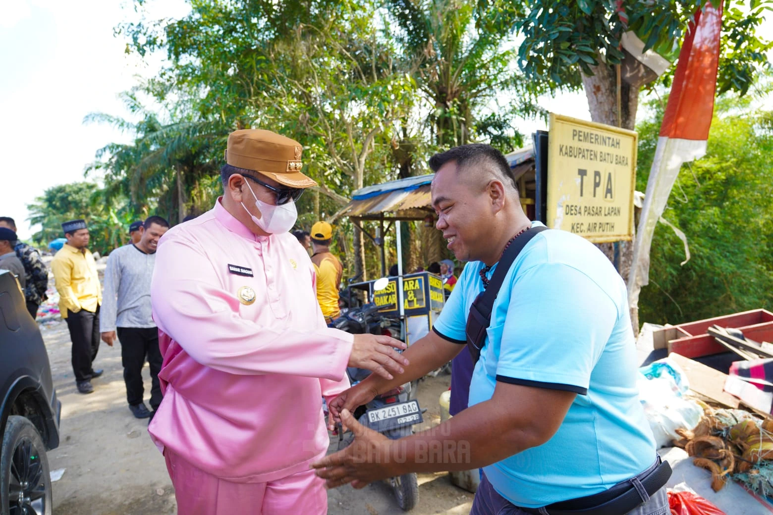 Bupati Batu Bara Tinjau TPA Pasar 8 Indrapura, Siapkan Relokasi ke Sei Balai