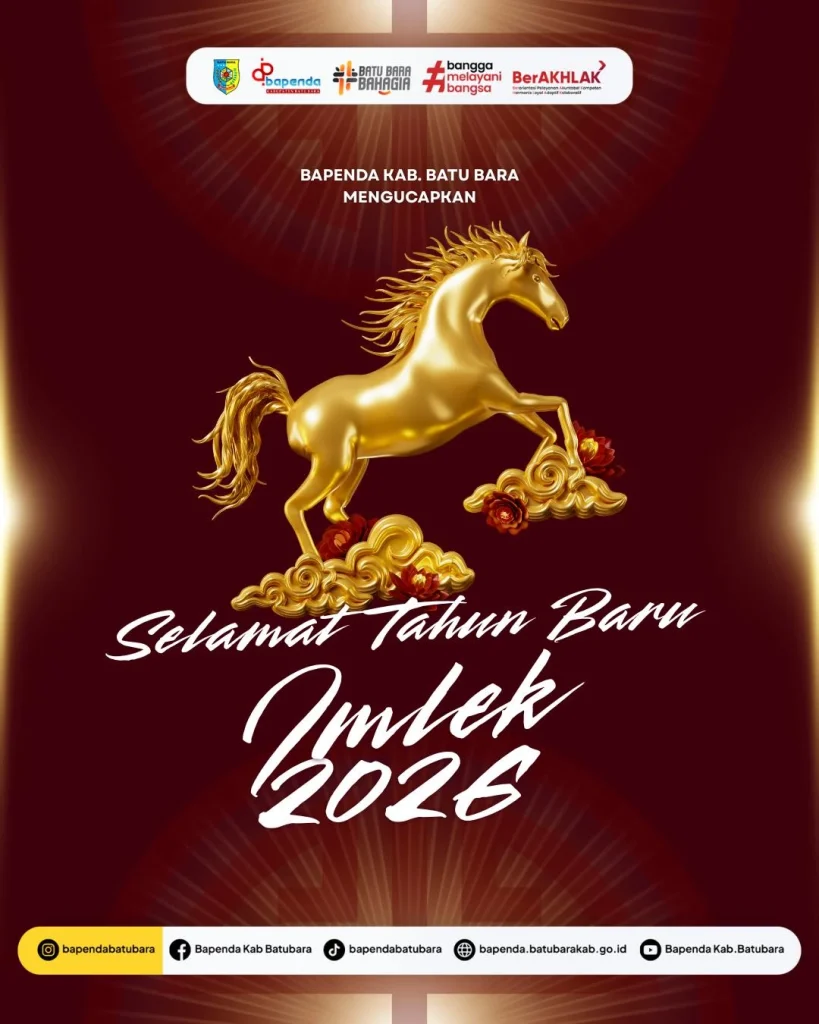 Bapenda Batu Bara Sampaikan Ucapan Selamat Tahun Baru Imlek 2026