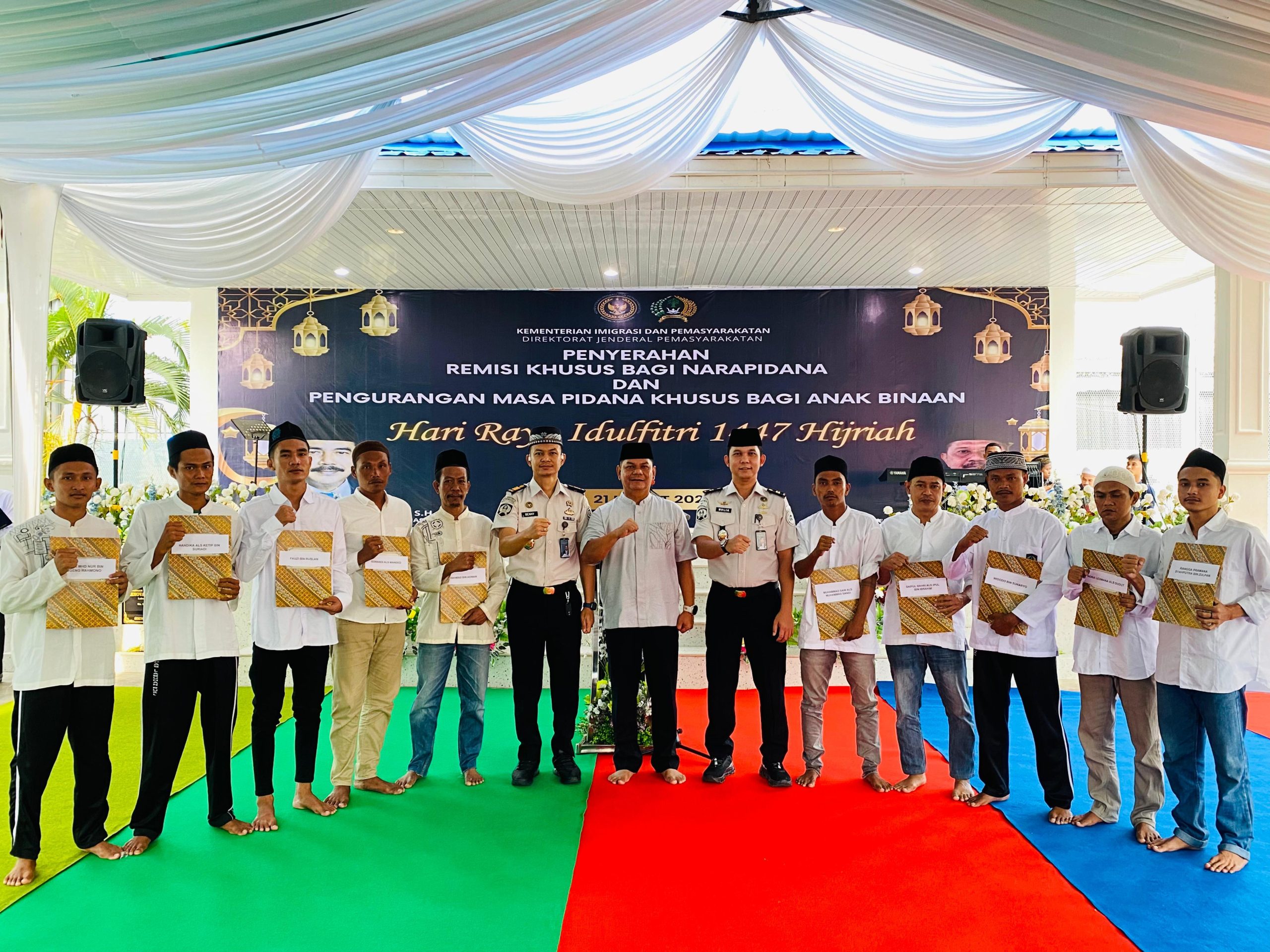 748 Warga Binaan Lapas Labuhan Ruku Terima Remisi Idul Fitri 1447 H, Wujud Apresiasi dan Harapan Baru