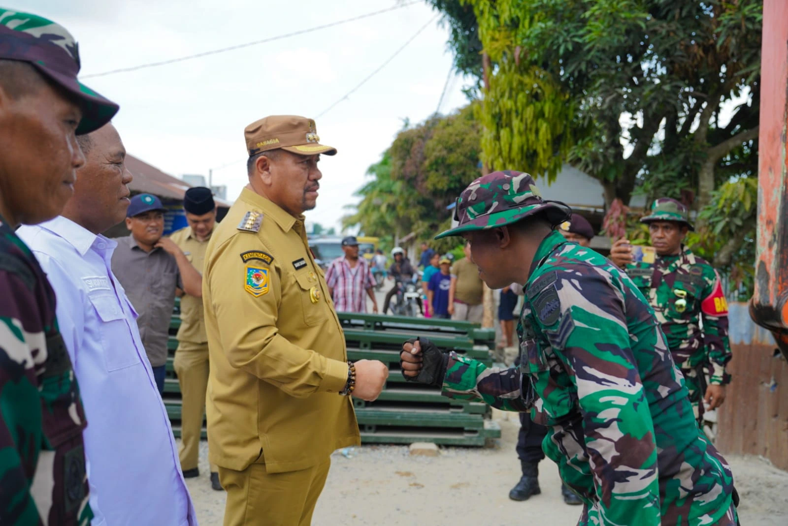 Bupati Batu Bara Tinjau Langsung Jembatan Bailey Sei Buah Keras–Sidomulyo