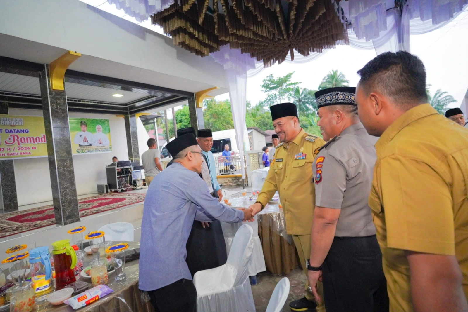 Bupati Baharuddin Safari Ramadhan ke - 6 di Desa Sei Balai