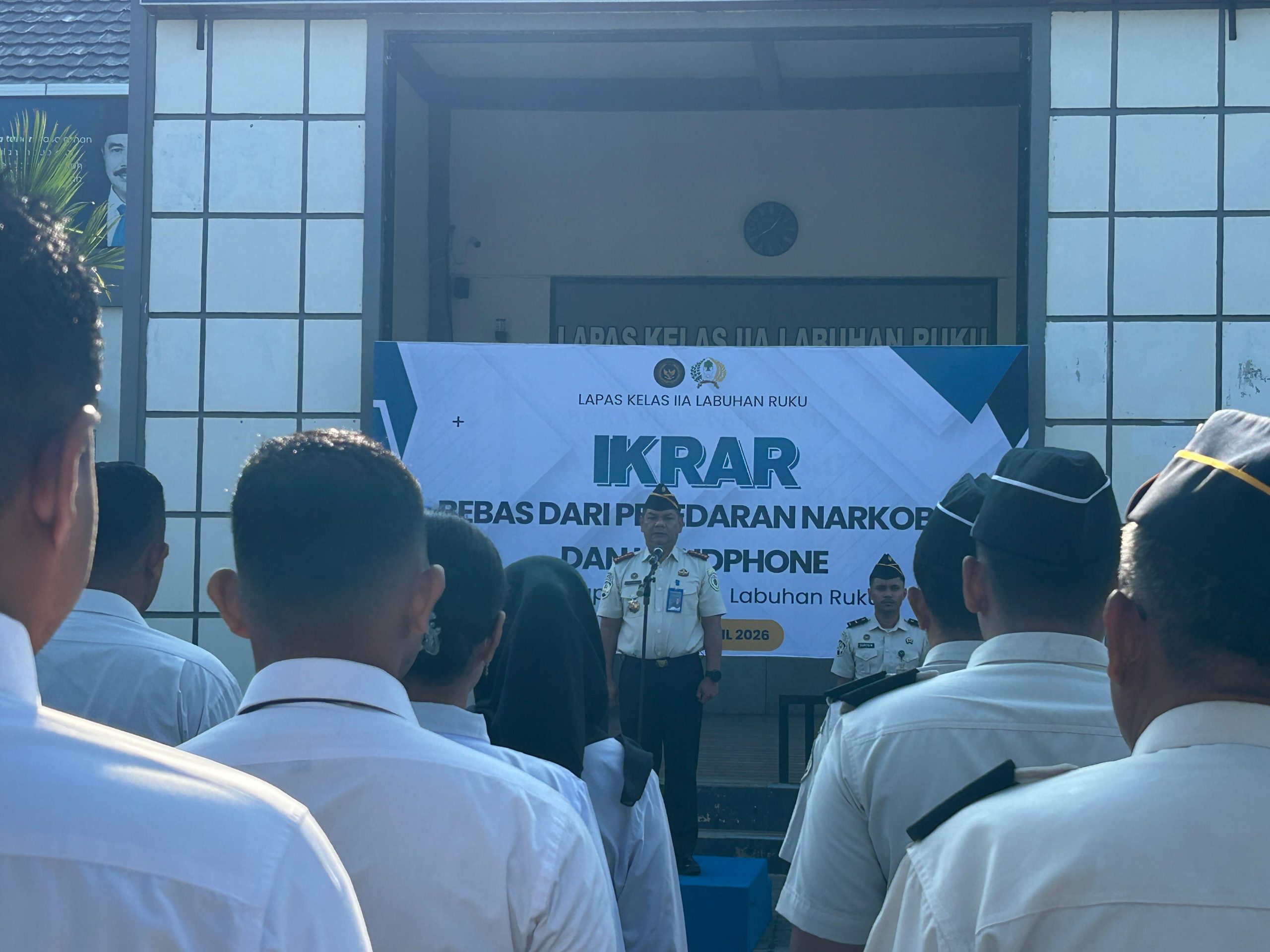 Ikrar Zero Halinar, Lapas Labuhan Ruku Tegaskan Komitmen Berantas Narkoba, HP Ilegal, dan Pungli