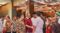 Bupati Batu Bara Hadiri Halalbihalal Yayasan Gerakan Sumut Bergiat dan IKA MSP FISIP USU
