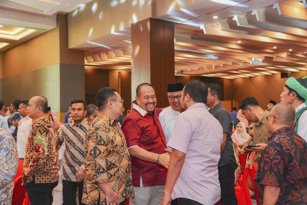 Bupati Batu Bara Hadiri Halalbihalal Yayasan Gerakan Sumut Bergiat dan IKA MSP FISIP USU