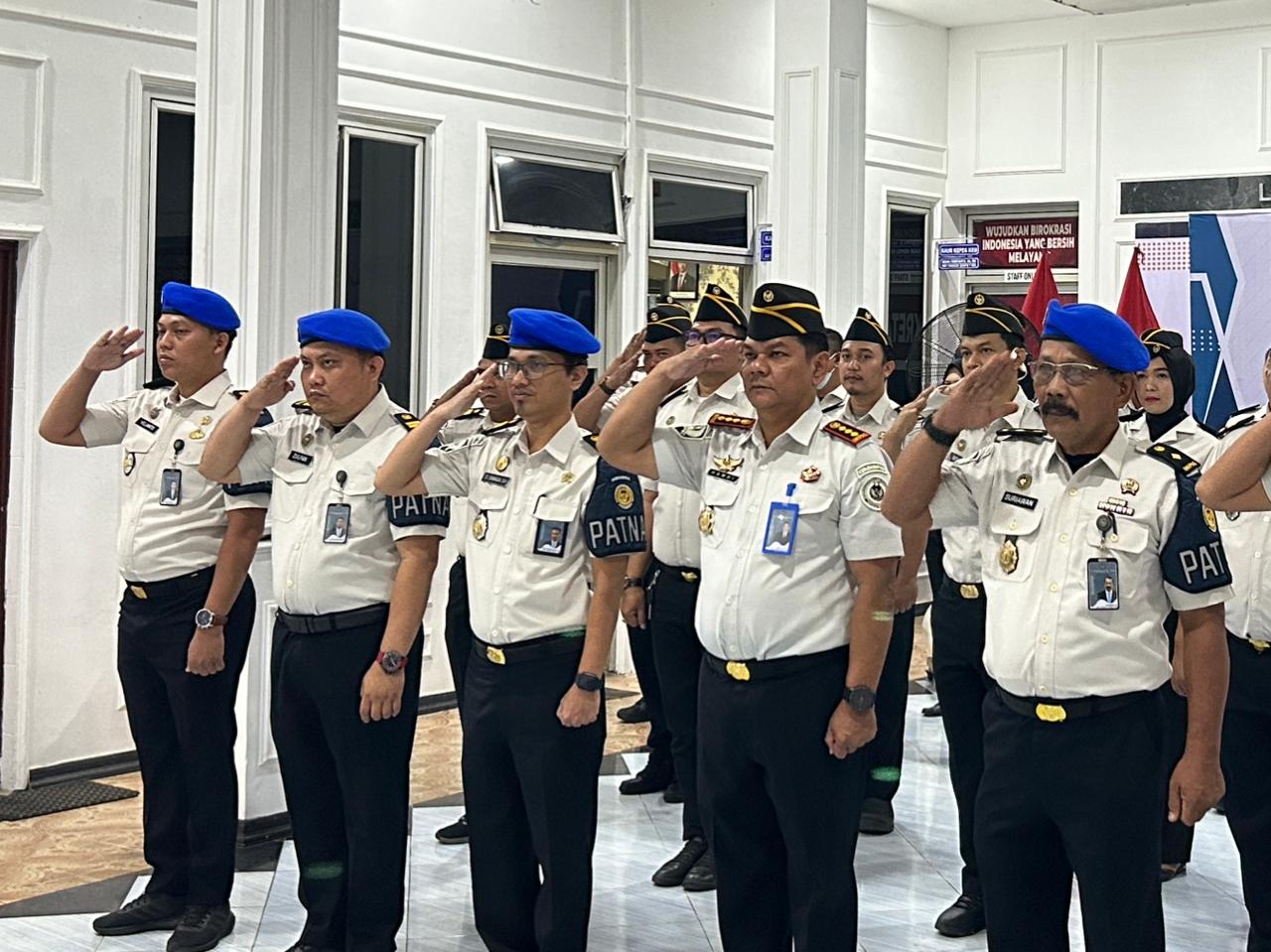 Perkuat Pengawasan Internal, Lapas Labuhan Ruku Ikuti Pengukuhan Satops Patnal