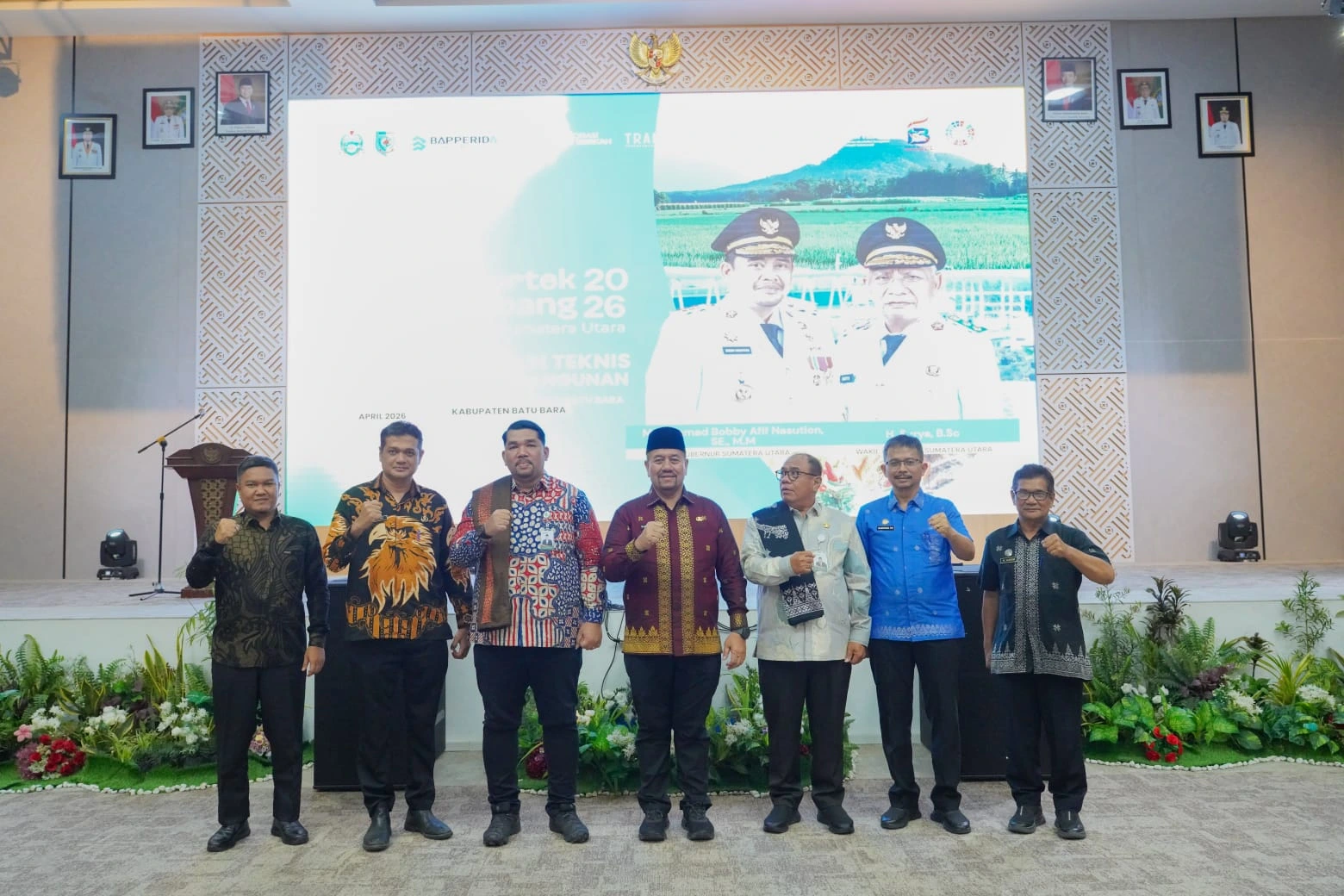Bupati Batu Bara Tekankan Penguatan Sektor Pertanian dan Investasi pada RAKORTEKRENBANG Provsu 2026