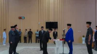 Tingkatkan Kualitas Pelayanan, Bupati Baharuddin Lantik 33 Pejabat Pimpinan Tinggi Pratama dan Pejabat Administrator