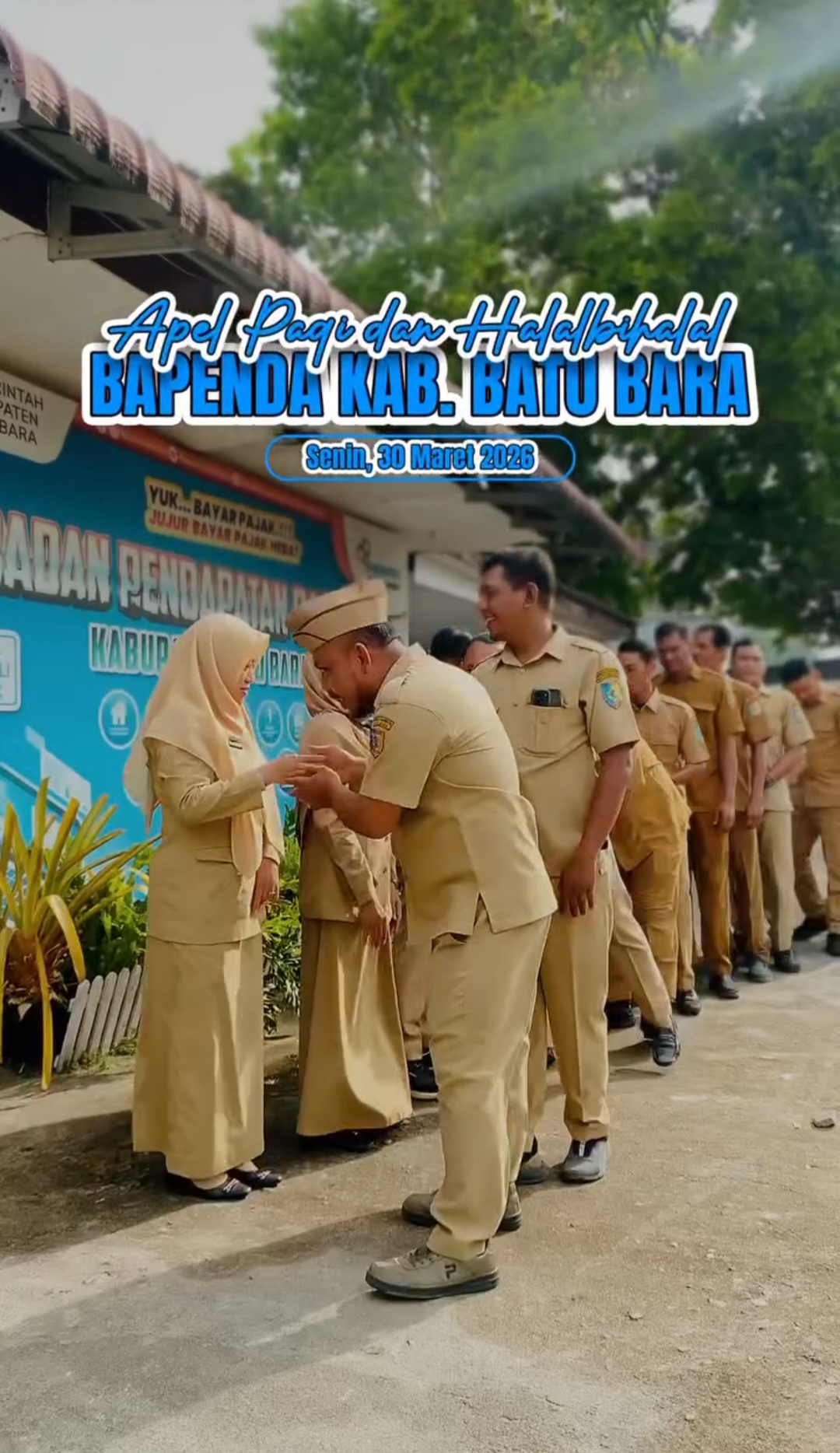 Apel Perdana Pascalebaran, Bapenda Batu Bara Gelar Halalbihalal dan Perkuat Disiplin Kerja