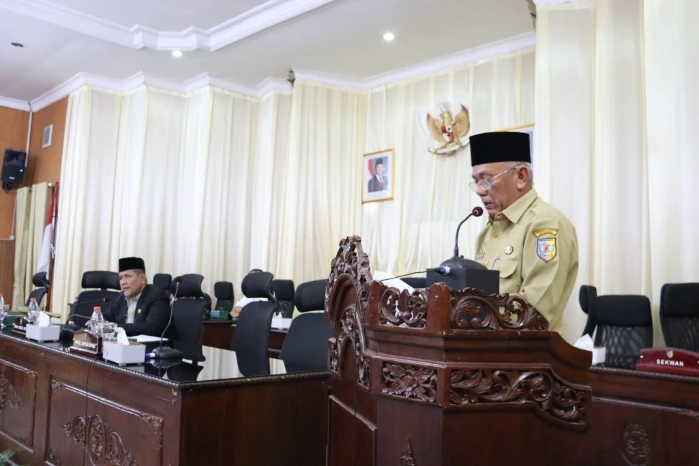 DPRD Batu Bara Gelar Rapat Paripurna Jawaban Bupati atas Pandangan Umum Fraksi terkait Ranperda Perubahan Bentuk Hukum PT Pembangunan Batra Berjaya