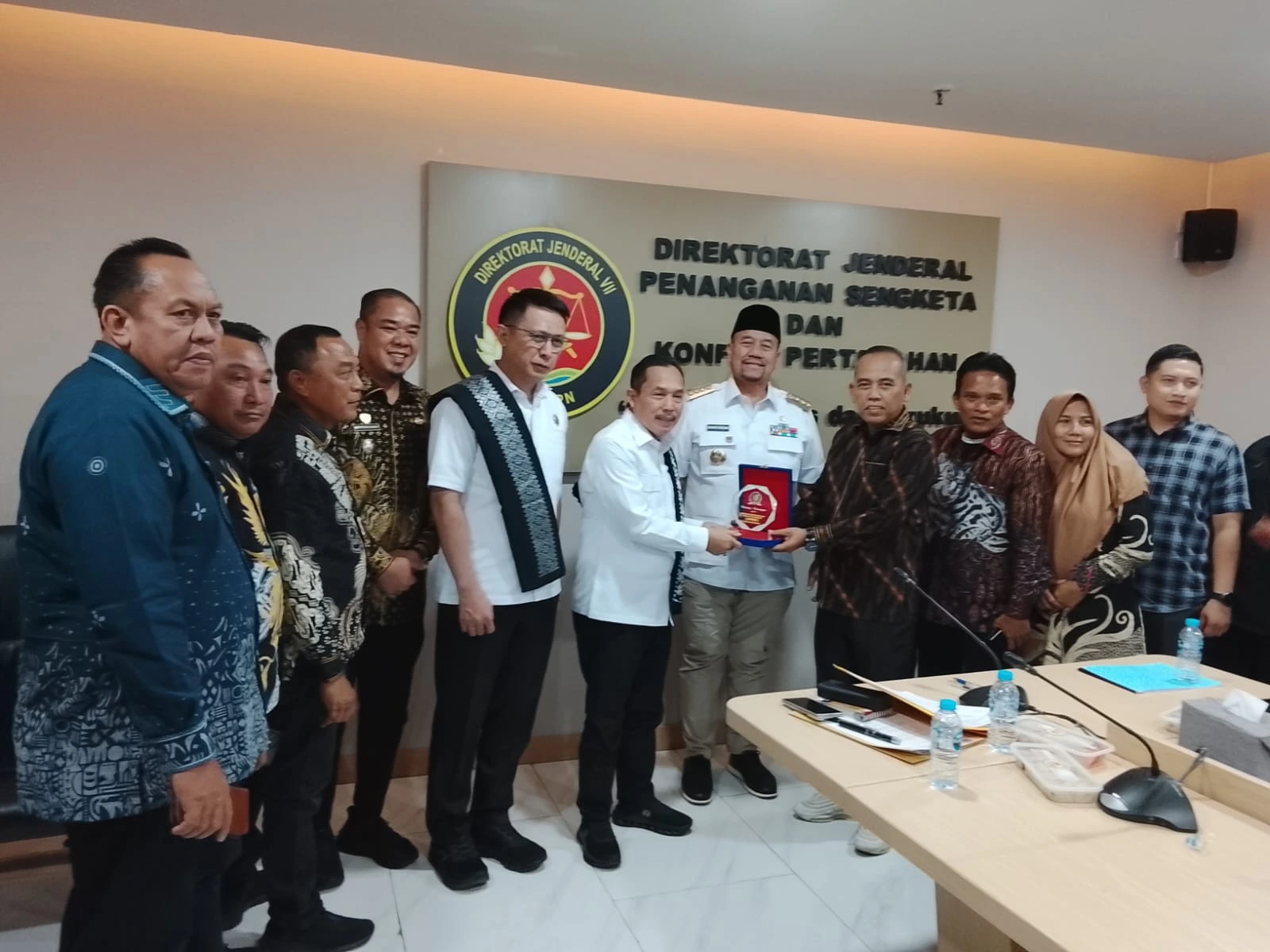 Bupati Batu Bara dan Pansus PAD Temui Kementerian ATR