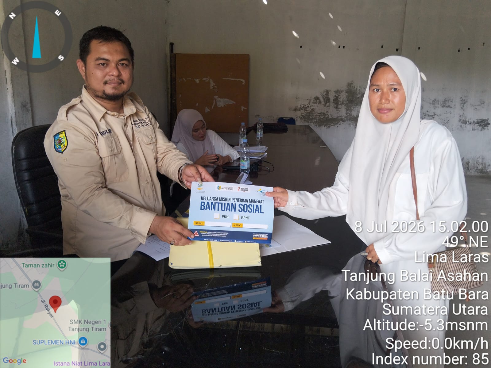 Dinsos PPPA Batu Bara Mulai Pasang Stiker Rumah Penerima Bansos, Wujudkan Penyaluran yang Tepat Sasaran