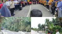 Bupati Batu Bara Hadiri Syukuran Rampungnya Jalan Aspal Program Inpres Jalan Daerah di Perkebunan Petatal