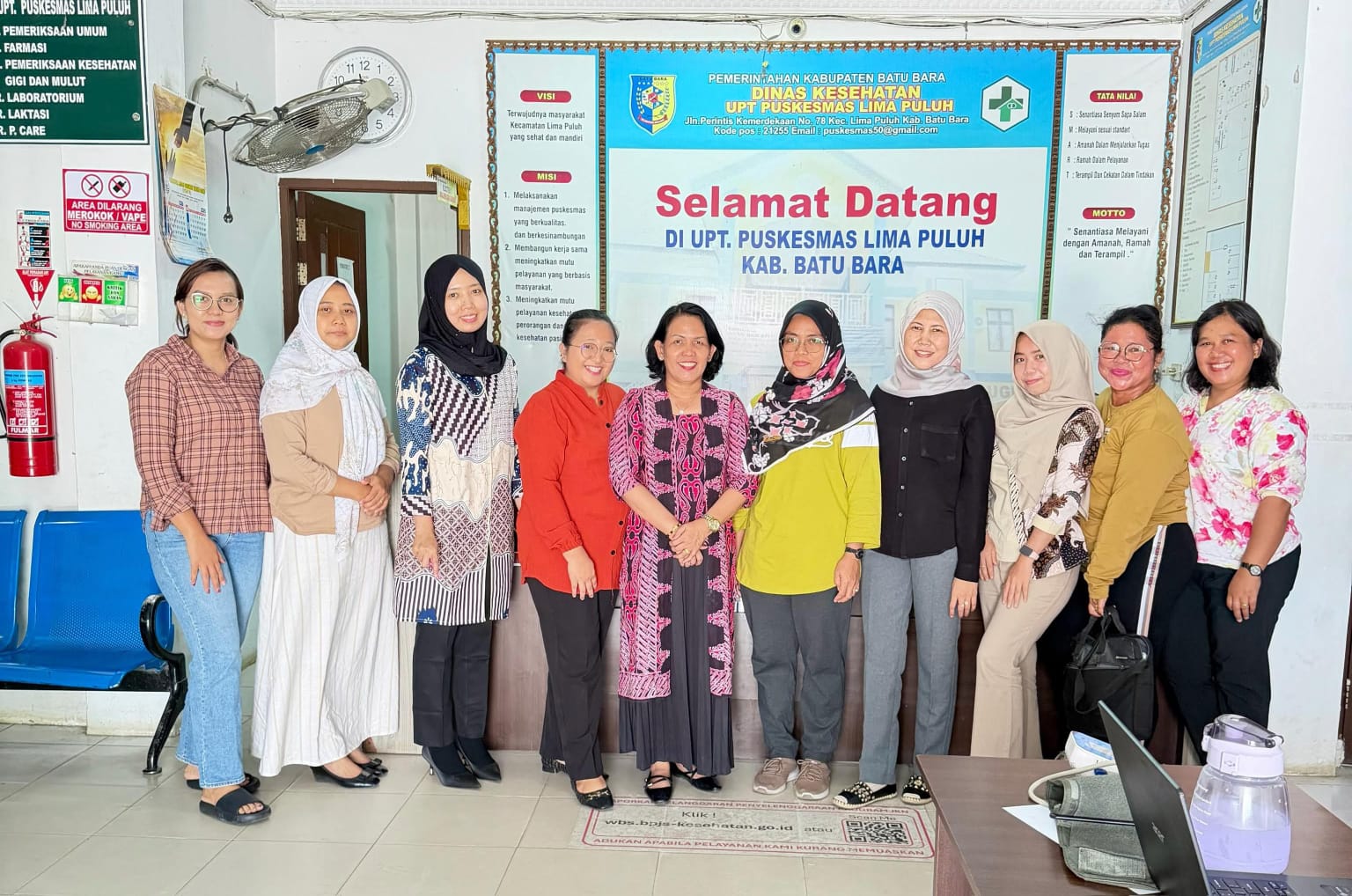 Dinkes Batu Bara Evaluasi Capaian Program Kesehatan Keluarga dan Gizi di Kecamatan Lima Puluh