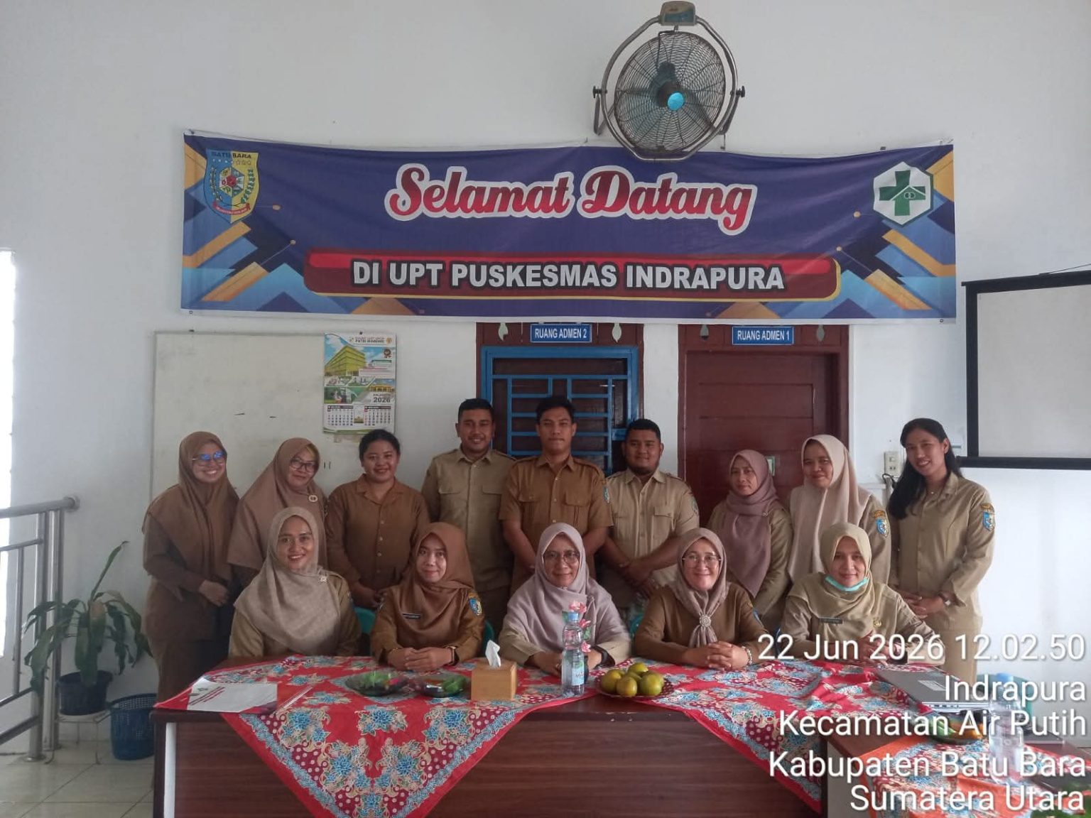Dinkes Batu Bara Gelar Supervisi Fasilitatif Pembudayaan Hidup Sehat di UPT Puskesmas Indrapura