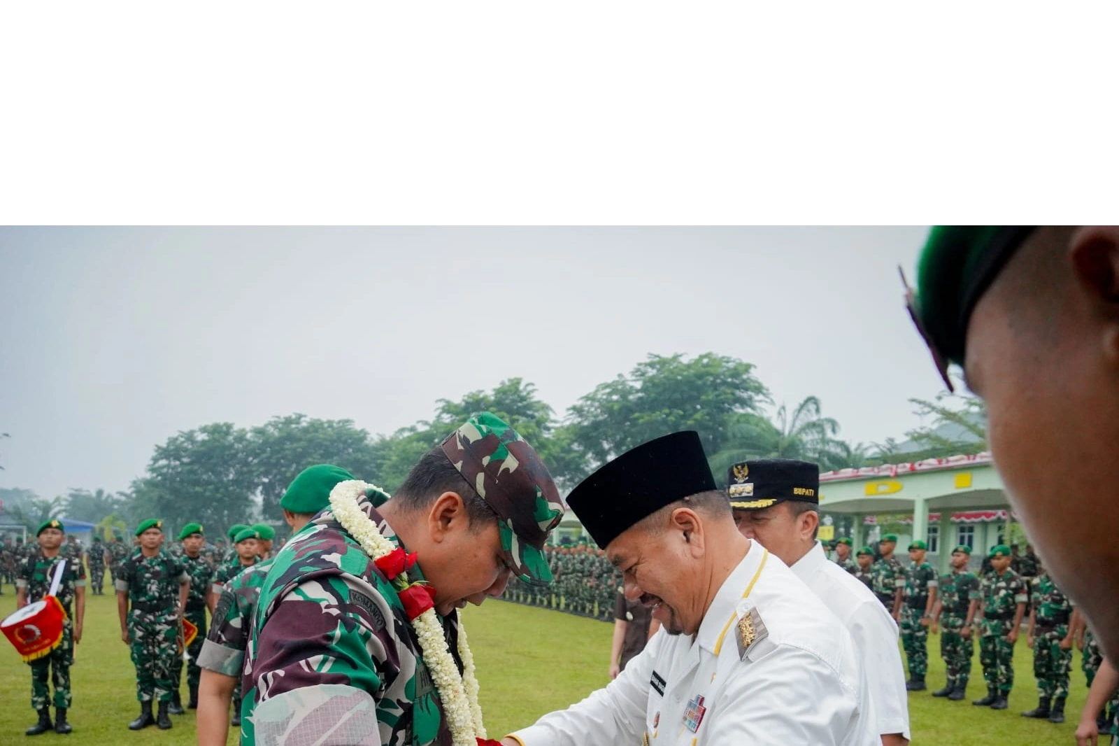 Bupati Batu Bara Sambut Kunjungan Kerja Pangdam I/Bukit Barisan ke Yonif 126/Kala Cakti