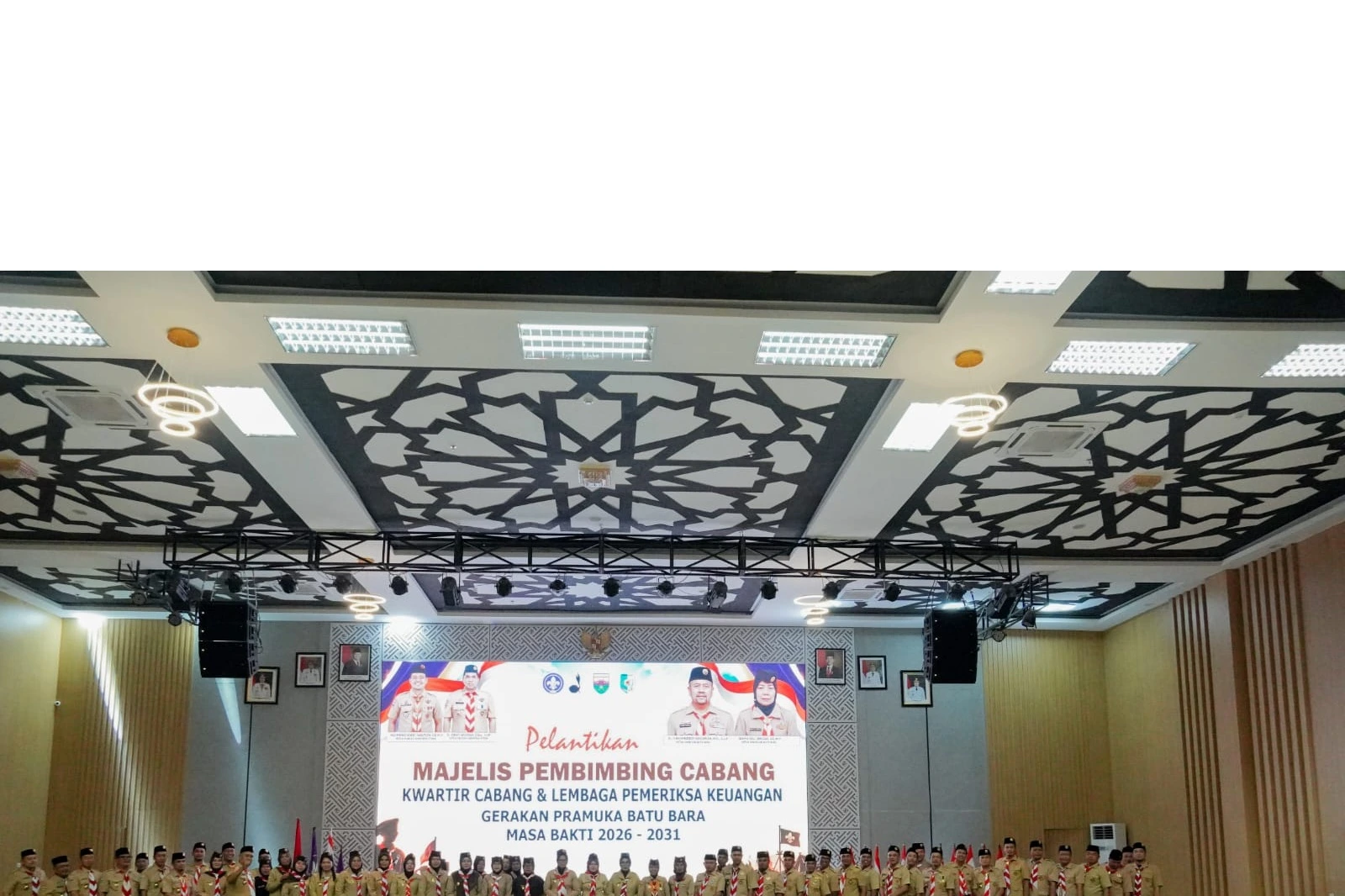 Kukuhkan Kwarcab Pramuka Batu Bara, Bupati Baharuddin Dorong Generasi Muda Berintegritas dan Berkarakter