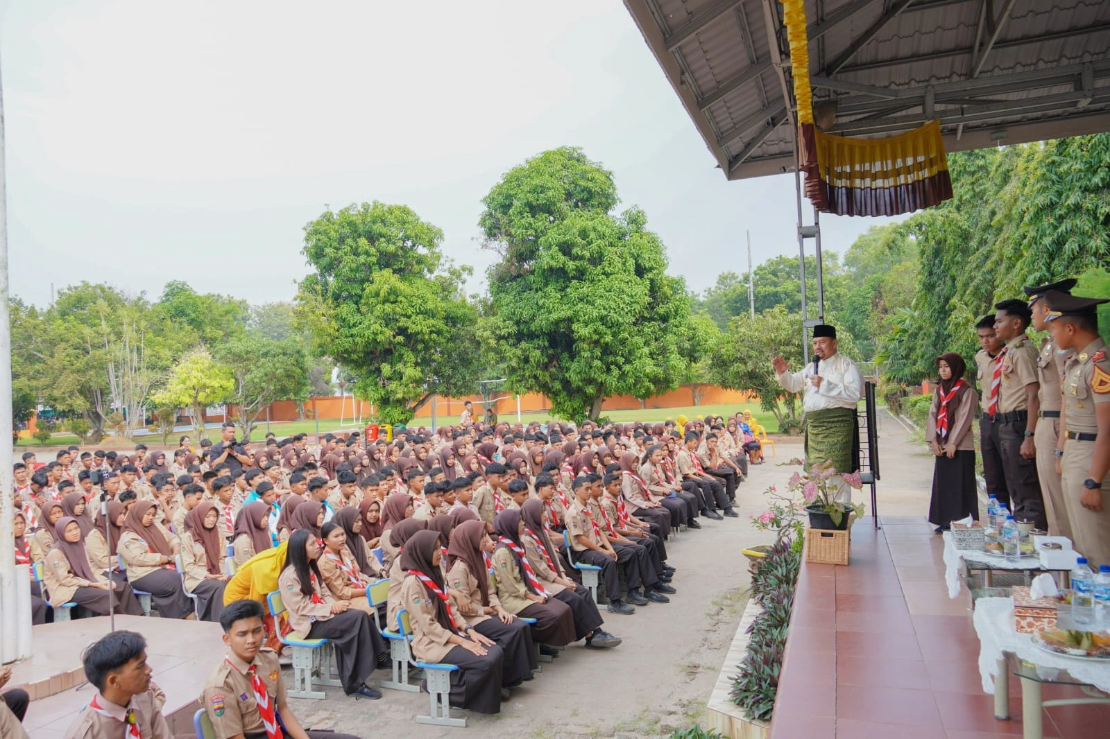 Bupati Batu Bara Motivasi Siswa MPLS Mitra Inalum: Raih Cita-Cita dengan Disiplin dan Kerja Keras