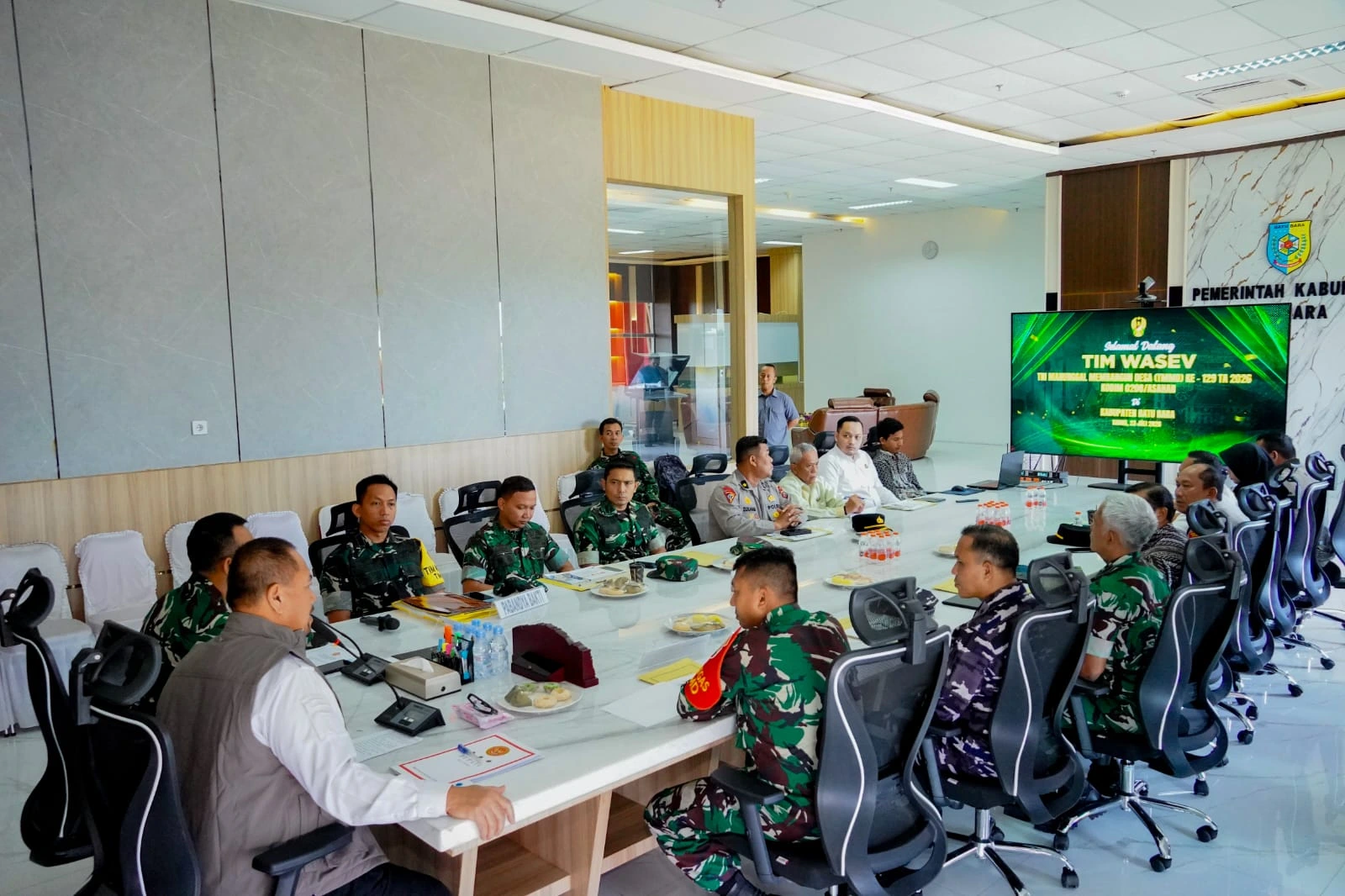 Sambut Tim Wasev TMMD ke-129, Bupati Batu Bara Perkuat Komitmen Bangun Desa Bersama TNI